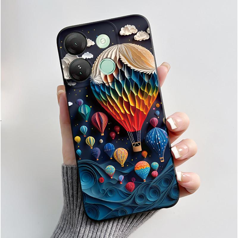Cute Case For Infinix Smart 7 HD / Smart 7 Plus Fundas Coque Printing Shell Protective Cover Soft Silicone Cartoon Phone Casing