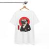 Pug Wearing Kimono Japanese T-Shirt | Katana Bushido Tee | Feudal Japan Shirt