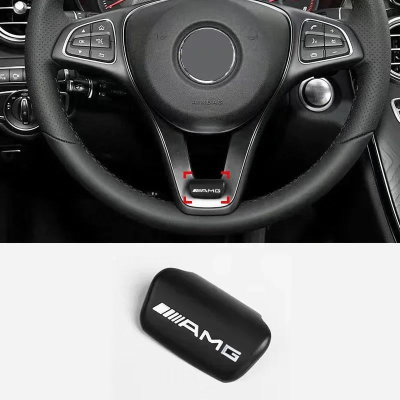 

C200 E200 New 2025 For Mercedes Benz Car Steering Wheel Emblem Stickers Interior Badge For Mercedes Benz AMG W206 W204 W205 W212 For Mercedes Benz