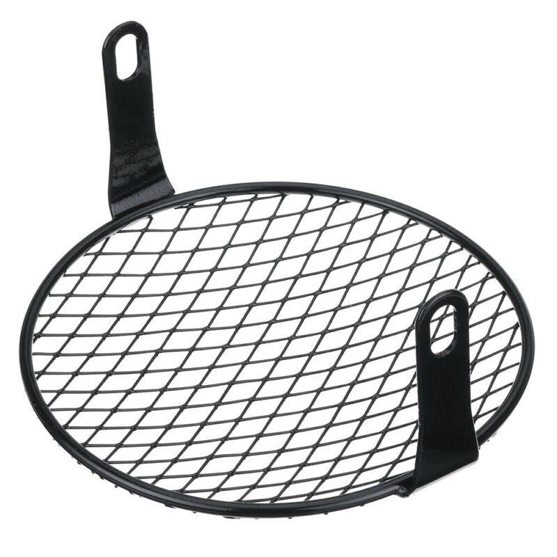 Motorcycle Headlight Mesh Grill Cover Protector 7 inch Metal Square Fits 7 inch Headlamp with Mounting Bolt Distance of 180mm