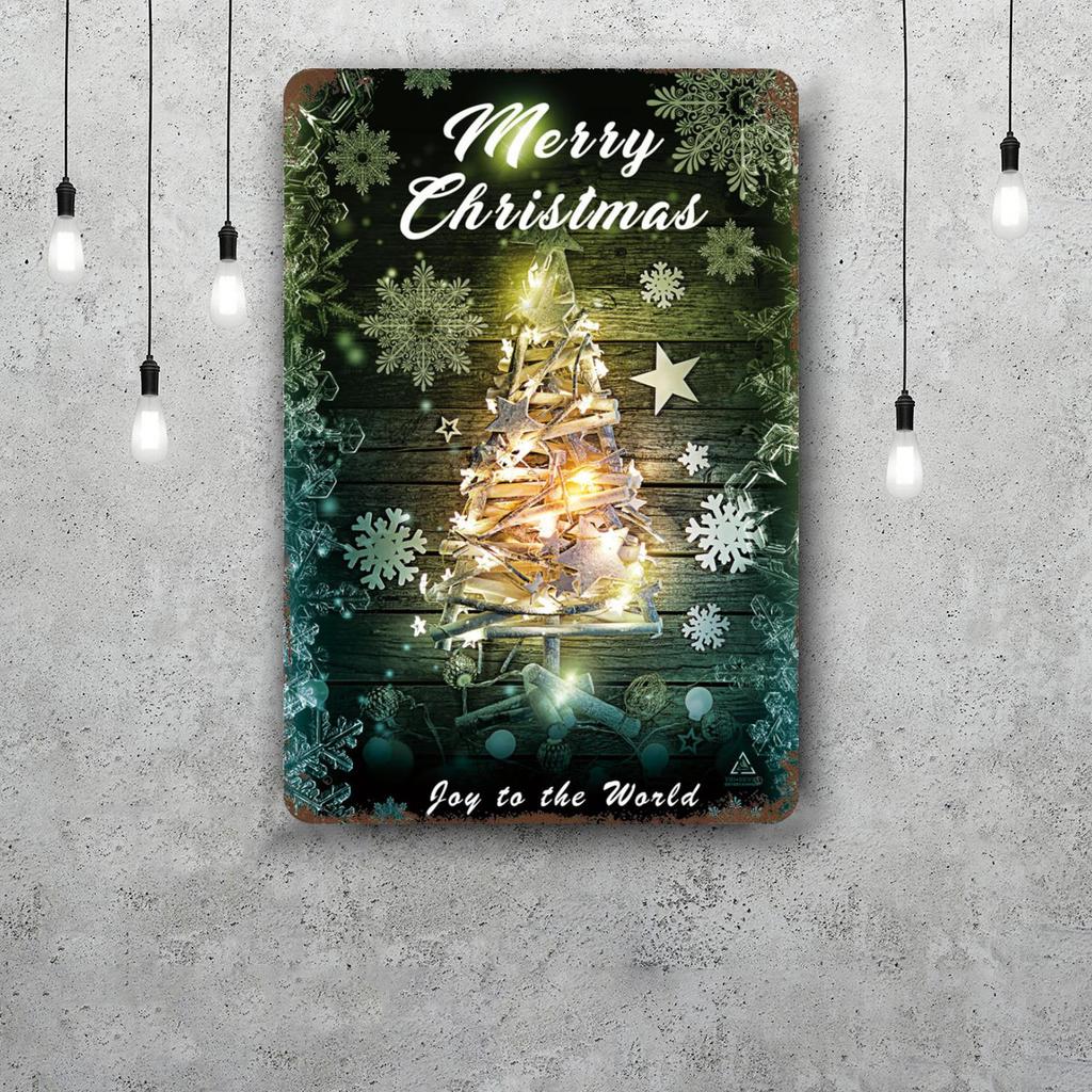 merry christmas Funny Bar Metal Sign Retro Plaque Vintage Sign Alcohol Drinker Pub Club Man Cave Kitchen Wall Decoration