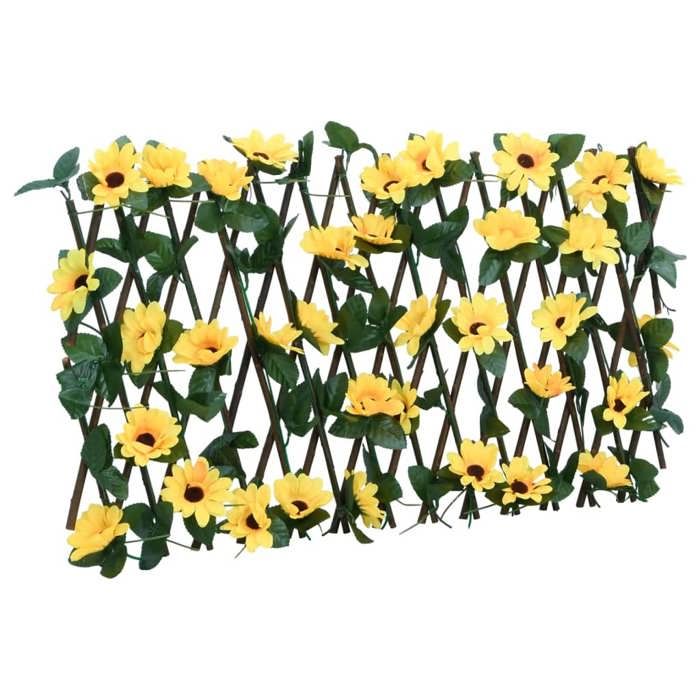 VidaXL Expandable Artificial Ivy Trellis 5 Pcs, Fence Screen, Privacy Screen, Garden Decoration 366597