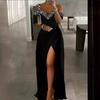 New European and American Style Off-the-Shoulder Women's Evening Dress