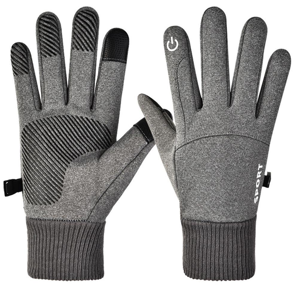 Non-slip  Running Fleece Cycling Accessory Men's Gloves Sports Mittens Motorbike Gloves