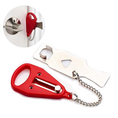 Portable Anti-theft Door Lock Self-defense Door Stop Hotel Door Lock Travel Lock Childproof Door Lock