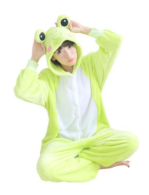 Adult Animal Pajamas, Frog Kigurumi (Small, 150cm-160cm)
