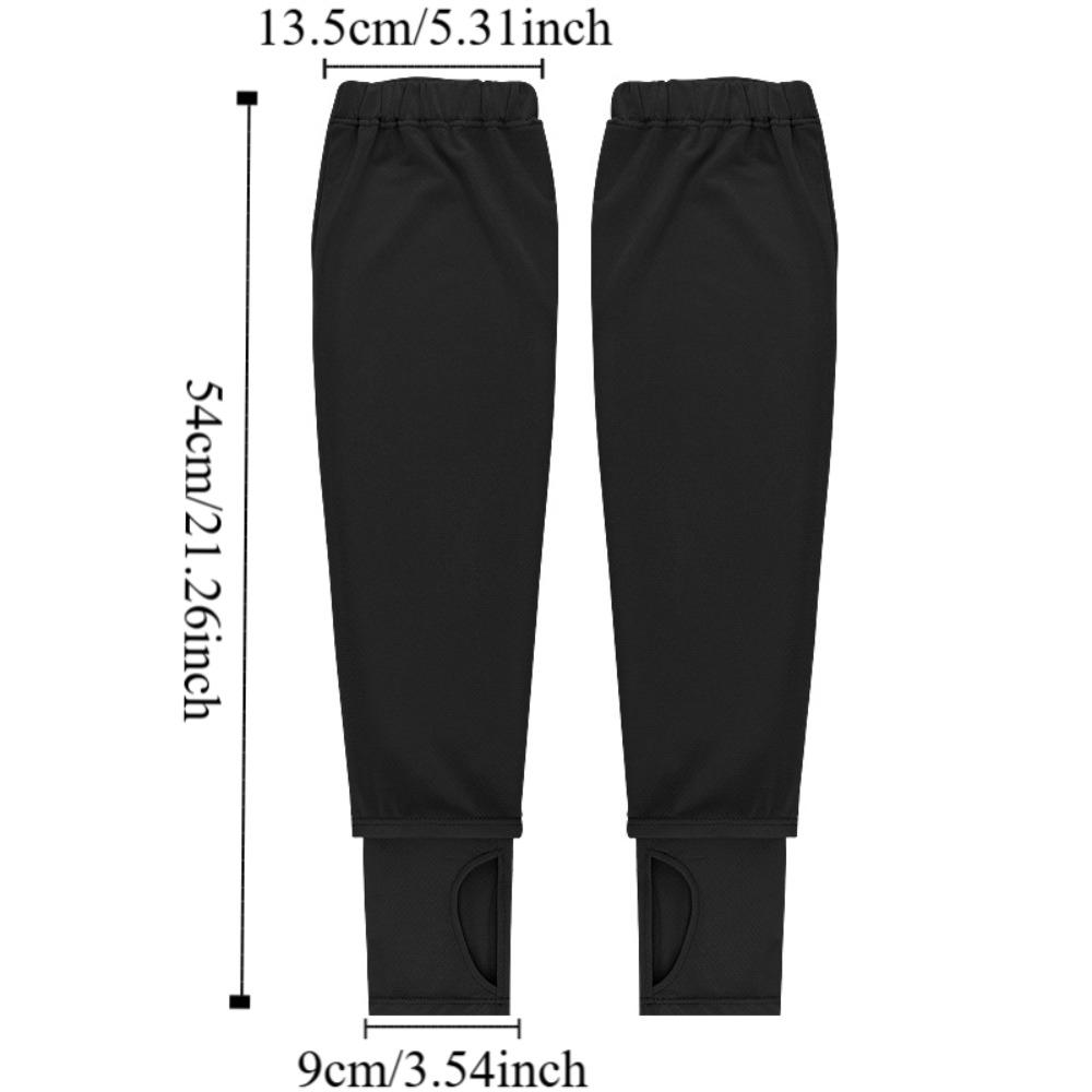 Elastic Long Ice Silk Sleeves Arm Protection Cycling Gloves Sunscreen Arm Covers  Women/girls