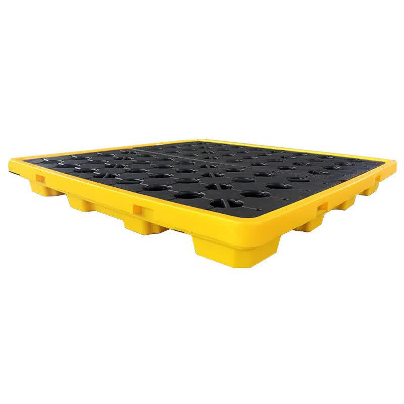 Heavy-Duty 4-Drum Spill Containment Pallet