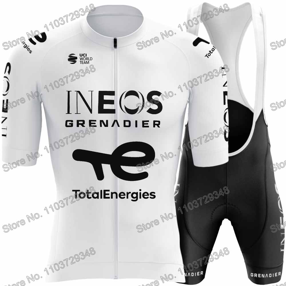 

Ineos Grenadier 2025 Cycling Jersey Men s Set Summer Cycling Clothing White Road Bike Shirt Suit MTB Women Bicycle Bib Shorts M