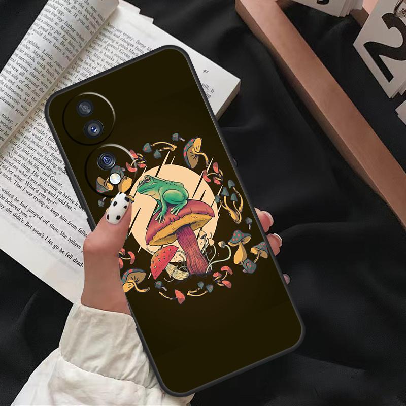 Cottagecore Frog Aesthetic For Honor Magic 8 6 7 Pro Case For Honor X9d X9c X9b X9a X8c X8b 200 400 50 70 90 Lite Win RT