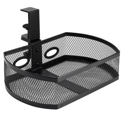 360-Degree Rotating Under-Table Storage Rack with Add-on Drawers, Desk Storage, Space-Saving, Under-Desk Storage, Organizing Small Items,