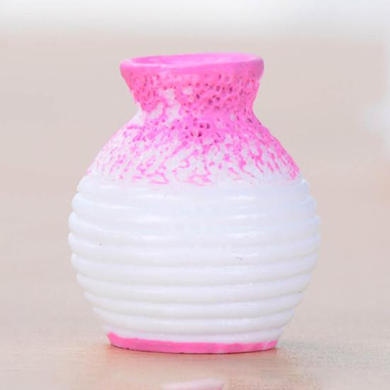 3 Buc Vază Mini cu Flori Compactă Decorativă Rășină Gură Mică DIY Ghiveci de Plante Articole de Uz Casnic