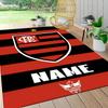 Custom Name Wolves Crest Badge Carpet Rug Customizable Soft Washable Anti-Slip Home Living Room Sofa Mats Personalized Rug. 0909201