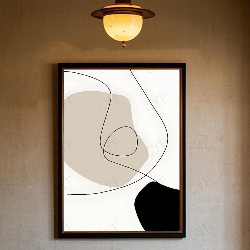 Abstract Bohemian Wall Art Poster High Quality Wall Art for Home Office Bedroom Living Room Hallway Bar Perfect Gift Idea