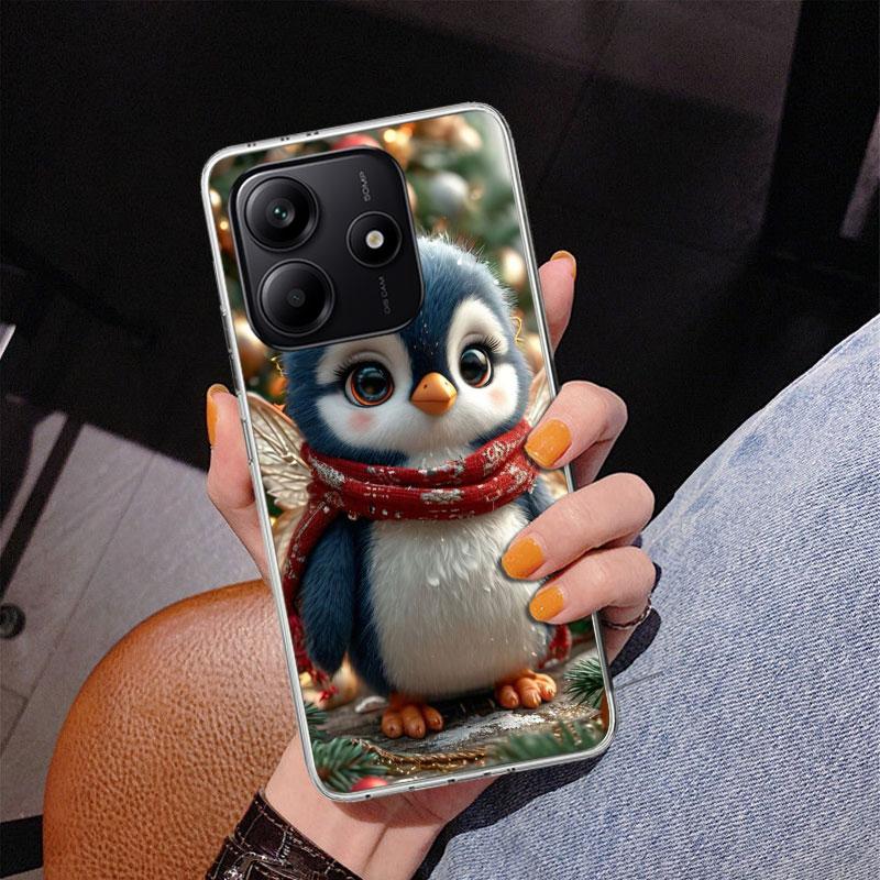 Weihnachten Pinguin Handyhülle für Handyhülle für Xiaomi Redmi Note 15 14 14S 13 Pro Plus 12 12S 11S 11E 10S 10 11T 5G Einzigartige Hülle