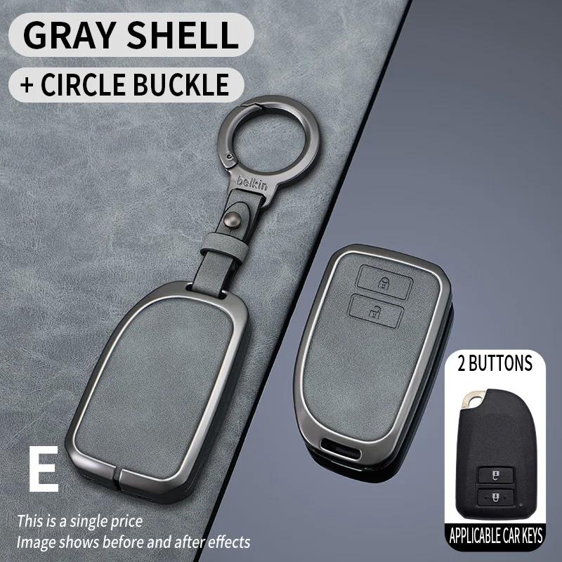 Svagd6 Zinc Alloy Car Key Case Full Cover Shell Fob For Toyota Corolla Altis Auris Aygo Yaris Camry RAV4 Verso TC IM Shell Accessories