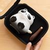 Ceramic Panda Travel Tea Set, Portable Teaware for Outdoor Camping, Kung Fu Express Cup, Creative Tea Infuser Set