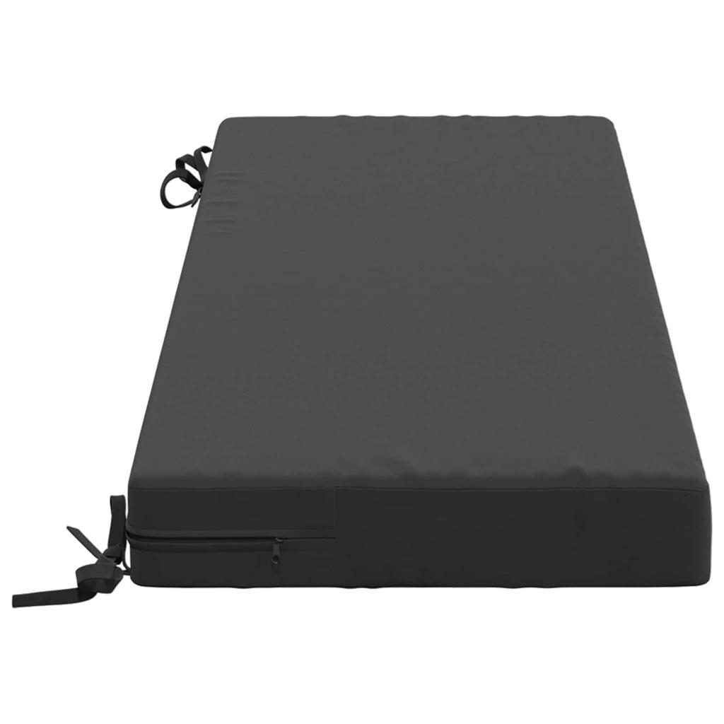Bench Cushion SOEST 100percent  Polyester Anthracite 100 X 40 X 8 Cm