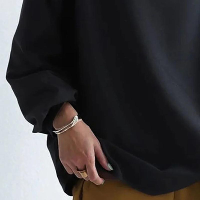 2025 Women's Urban Velvet High-Collar Loose-Fit Hoodie