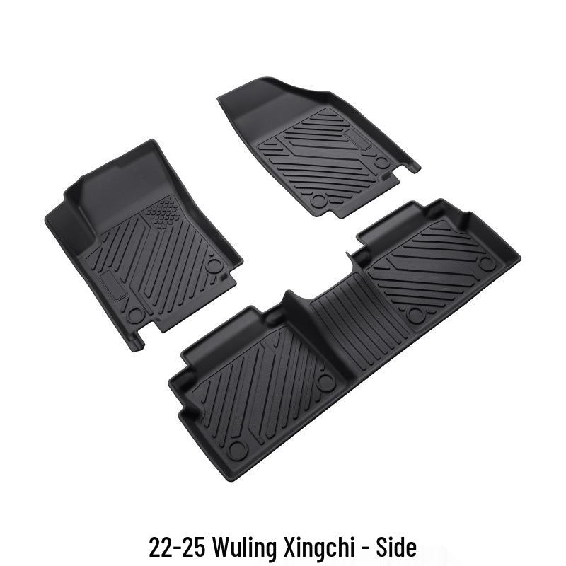 3D-Hochrand-TPE-Umweltfreundliche Fußmatten für 22-25 Wuling Hongguang Xinchen, Verbessert Anti-Rutsch, Leicht zu Reinigen