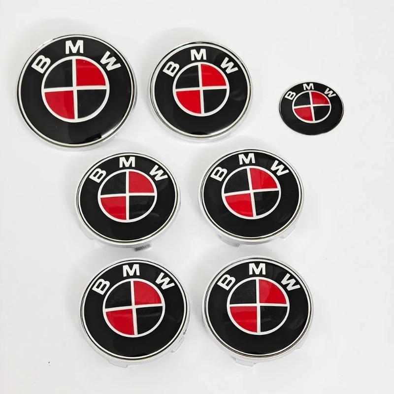 Carbon Fibre Black Red Badge For BMW E90 E60 E39 G20 F10 F20 F30 E46 E92 E87 M1 M2 M3 M4 M5 M6 M8 E63 F02 F03 G16