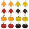 32er-Pack Thanksgiving Ahornblatt Kleine Anhänger für DIY Schmuck und Kunsthandwerk