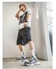 Men's Black Retro Dad Sneakers: Trendy, Breathable, Versatile Casual Sports Shoes