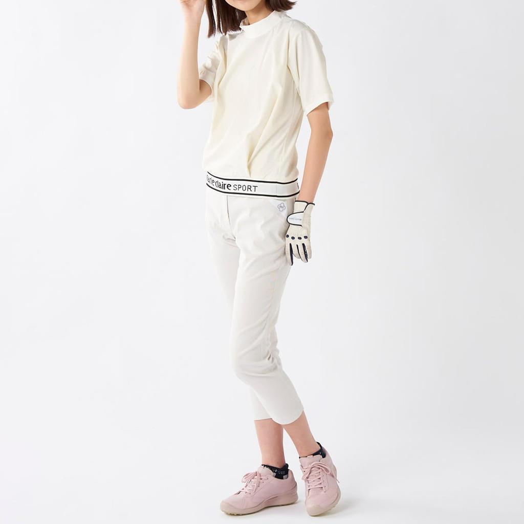 Marie Claire Women's Water-Repellent Tucked Short Sleeve Pullover 715623W WT L