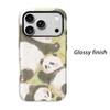 Chubby Fluffy Panda Pile Graphic Art Film Aesthetic Protective Shockproof Bumper Phone Case Cover For iPhone 14 15 16 17 Pro Max Plus