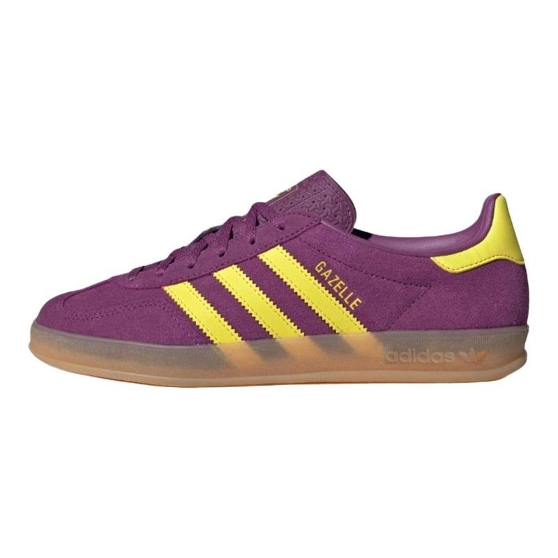 adidas Originals Gazelle Indoor Women s Low-Top Retro Sneakers Purple JS1415 37