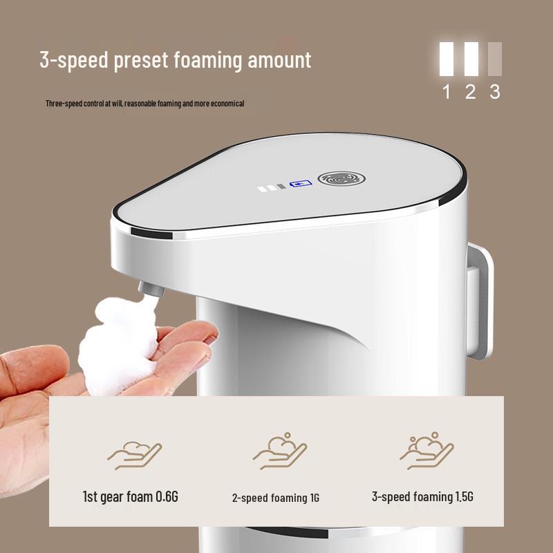 Automatic Sensor Soap Dispenser - No Installation Needed, Electric Foam for Home Bathroom