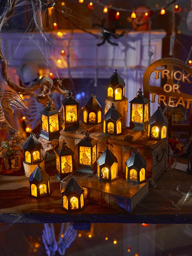 Halloween Lantern Ornaments: Kindergarten Gifts, Activity Props, Scene Decor, Funny Ghost Pendants
