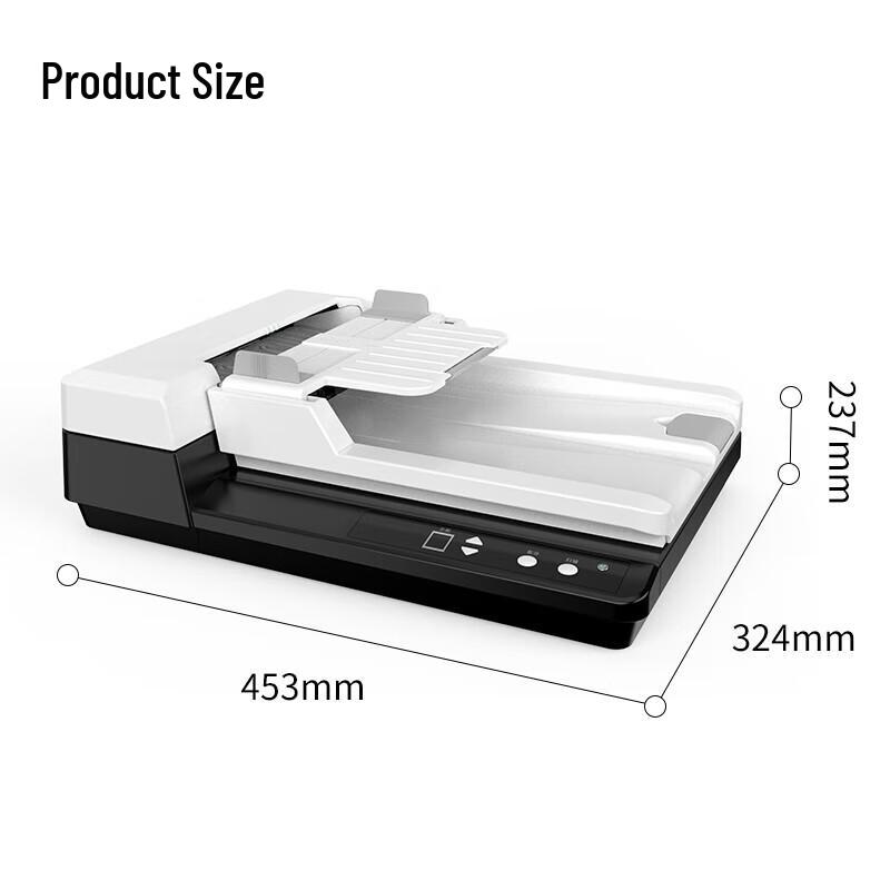 Deli DS321P A4 High-Speed Document Scanner CN Plug (adapter Included)