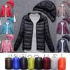 Women's Ultralight Packable Hooded Puffer Down Jacket With Detachable Hat
