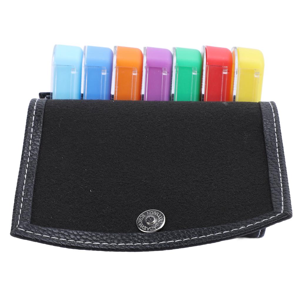 Weekly Medication Organizer Colorful 4 Times A Day Portable 7 Day Medicine Box for Travel Outdoor