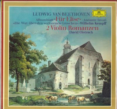 LP Record WILHELM KEMPFF DAVID OISTRACH EUG  Beethoven Albumblatt  Fur Elise A 2563765 DEUTSCHE GRAMMO 1977 Germany Classical Used