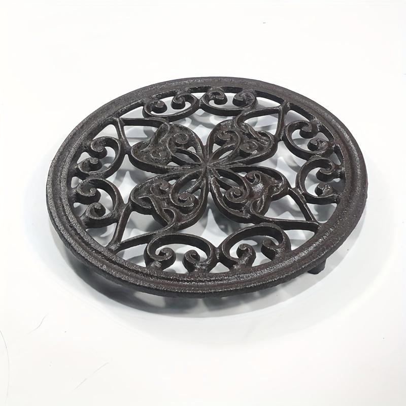 1PC Thermal Insulation Non-slip Pad Does Not Touch Food Kitchen Dining Table Thermal Insulation Anti-scalding Plate Pot Pad темно-коричневого