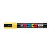 Mitsubishi Pencil Medium Round Water-Based Pen, Posca, Point, Tip, Yellow, PC5M.2