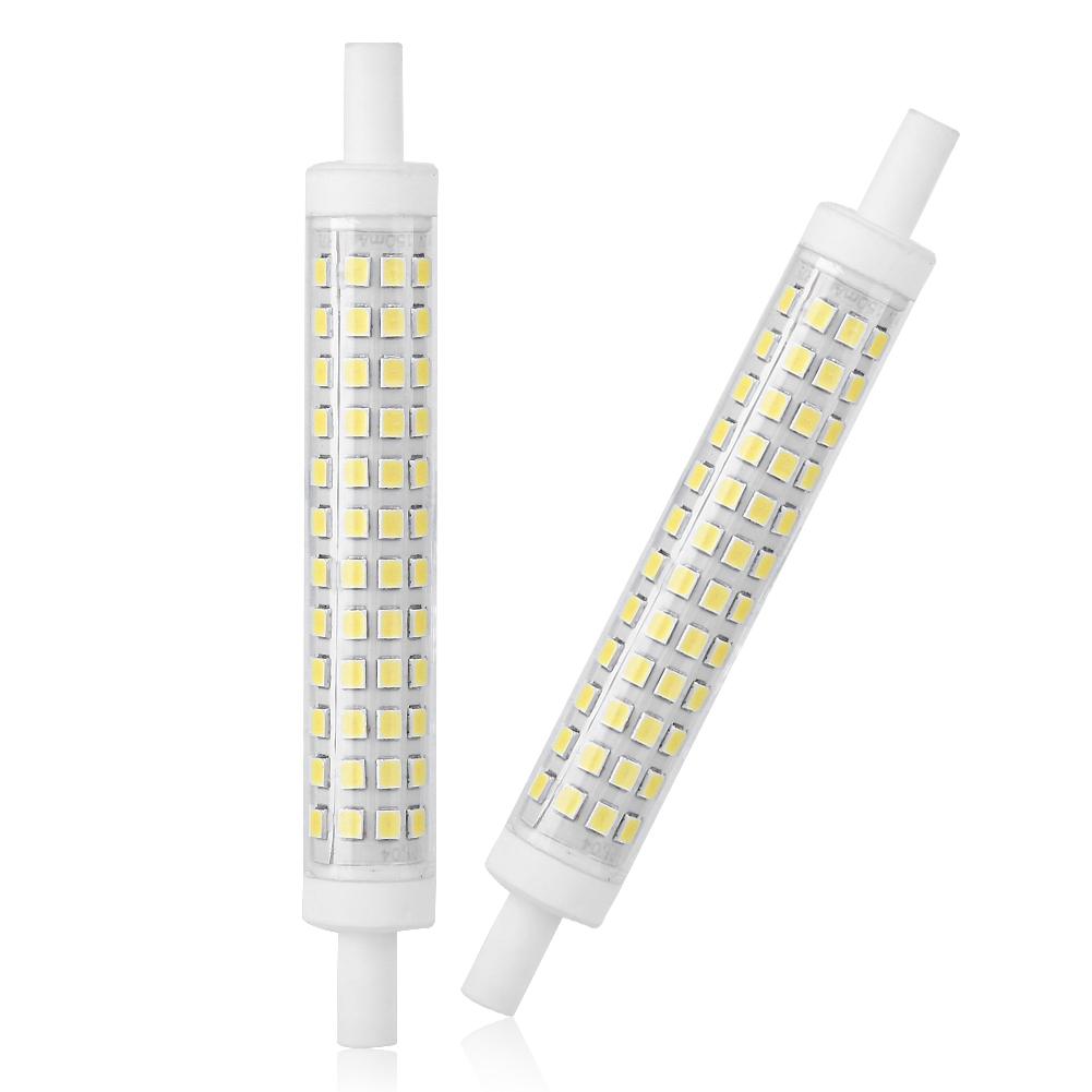 2pcs r7s 10W 120 LED Bulb Light Double Ended Halogen Lamp Replacement AC85-265V(Cold White)