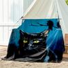 1pc Animals: cats, pattern blanket, all season lightweight home office outdoor nap multifunctional blanket