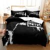 3D Printed Nine Inch Nails NIN Comfortable Duvet Quilt Cover Pillowcase Bedding Set Children Bedroom Decoration Home Textile