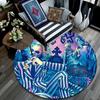 Beetlejuice,Round Area Rug,Carpet Rug for Living Room Bedroom Sofa Playroom Decor,Non-slip Floor Mat