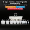 with Steel D Ring Conical Silicone Stopper Waterproof Sealing Plug Bung  Kitchen Sink