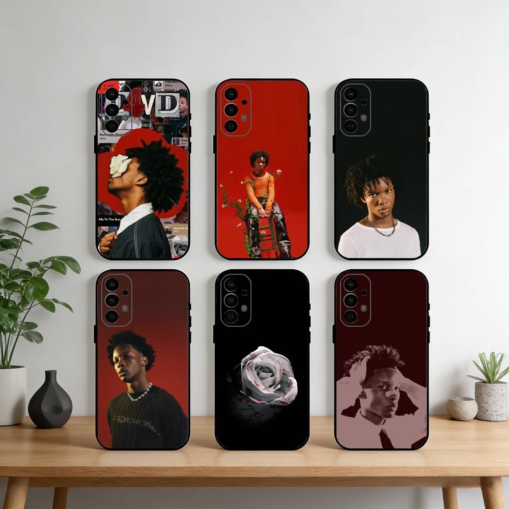 D4vd H-Here With Me Phone Case For Samsung S25,S24,S21,S22,S23,S30,Ultra,S20,Plus,Fe,Note,10,9,5G Black Cover