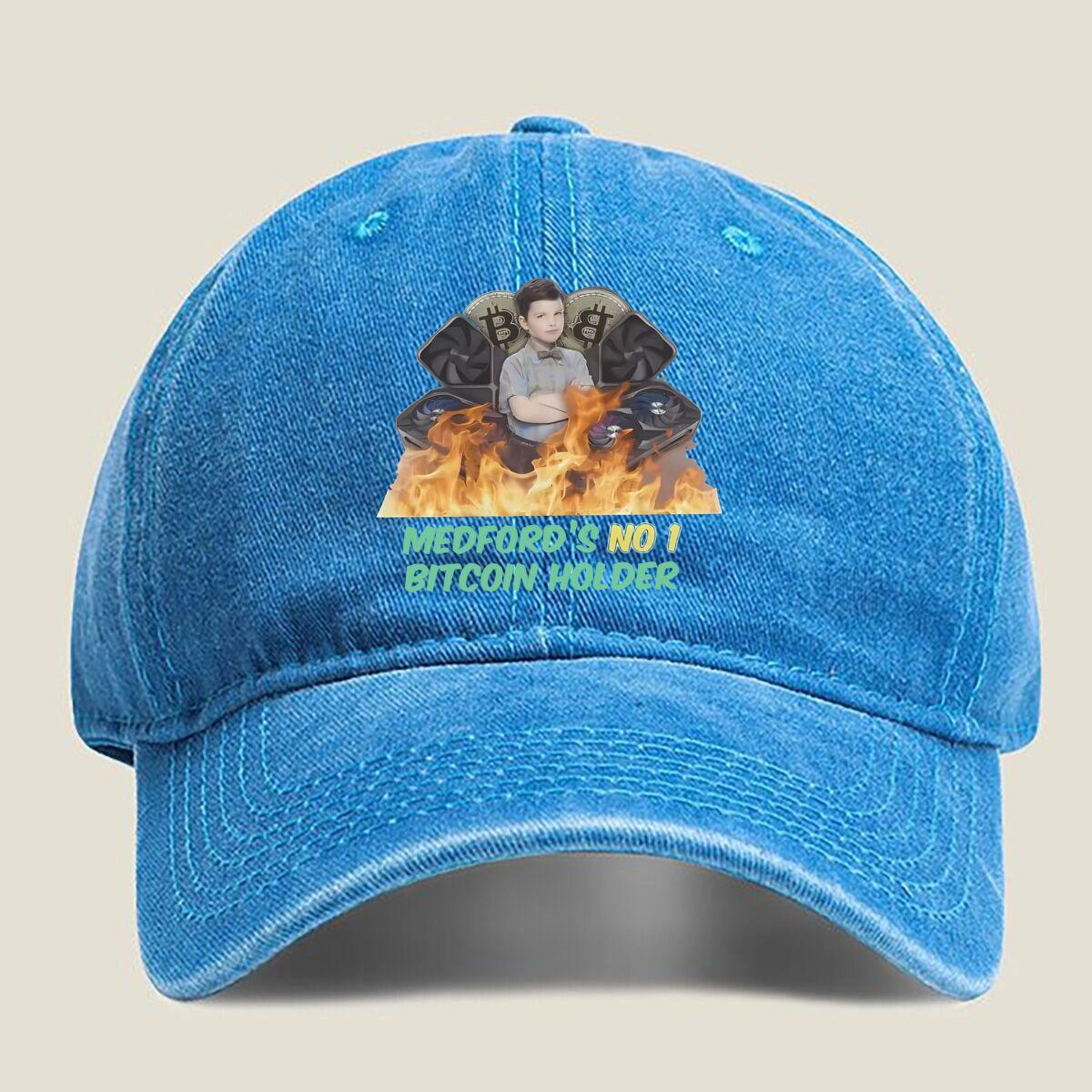 

Bitcoin Holder Humor Fashion Washed Baseball Cap Outdoor For Womens Unisex Female Beach Dad Hat Hip Hop One Size озеро синий