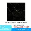 Wall Sticker Self Adhesive Waterproof PVC Tiles Floor Stickers Marble Bathroom Living Room Bedroom Ground Thick Wallpapers