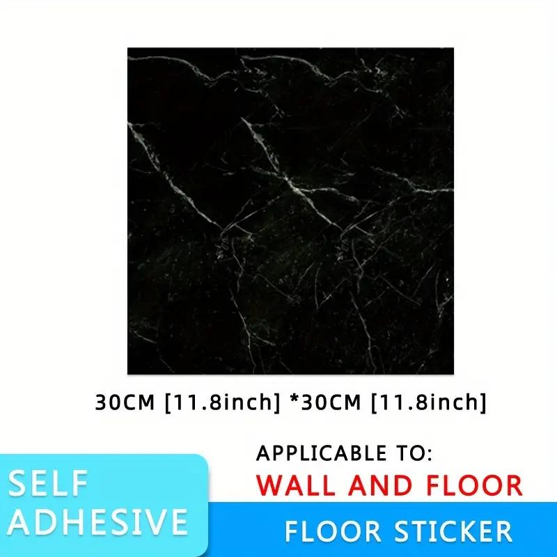 Wall Sticker Self Adhesive Waterproof PVC Tiles Floor Stickers Marble Bathroom Living Room Bedroom Ground Thick Wallpapers