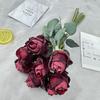 Flower Rose Elegant Bouquet With Silk Cloth For Photography And Event Decoration