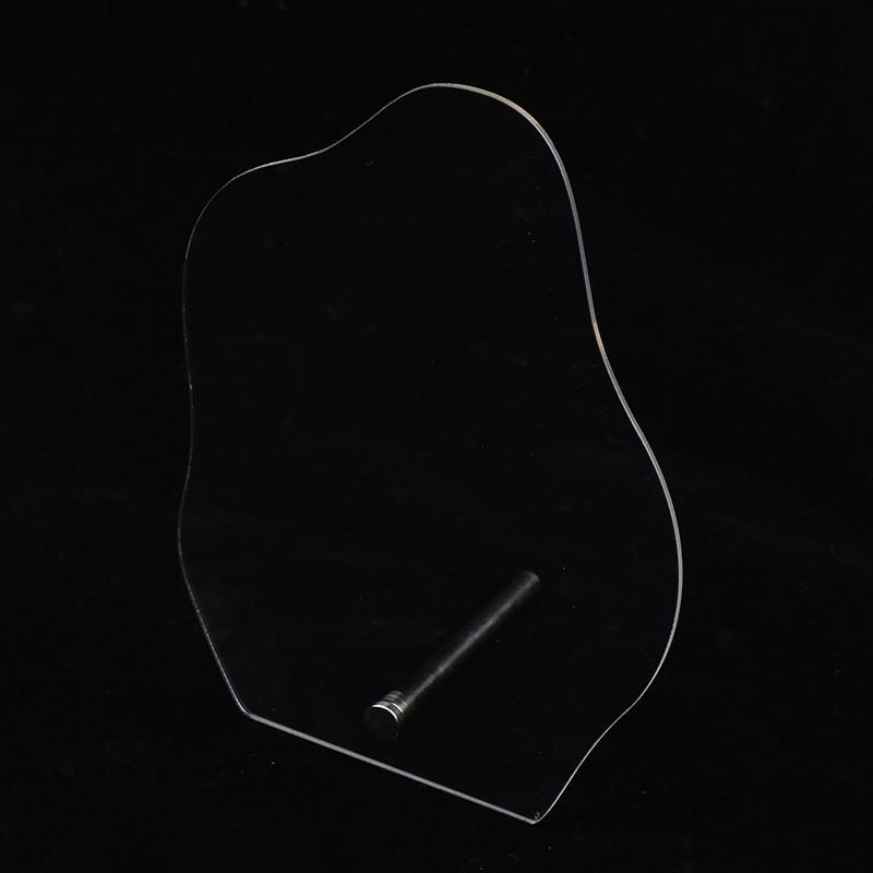 Irregular Acrylic Transparent Matte Manicure Tool False Nails Holder Showing Stand Color Card Nail Art Display Board