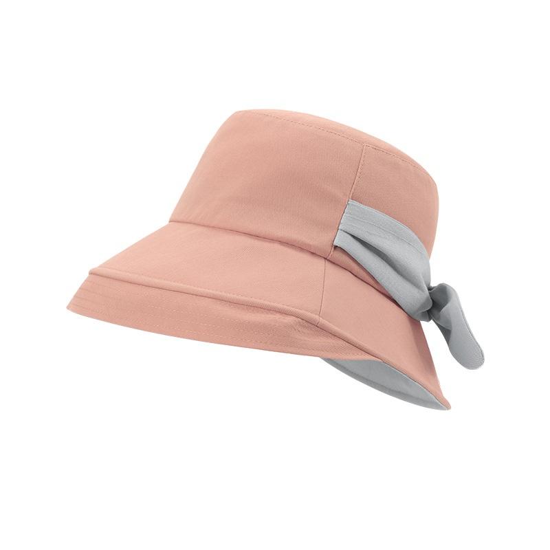 Hat Female Spring and Summer Cotton Fisherman Hat Outdoor Travel Breathable Sunscreen Sun Hat Fashio